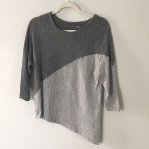 Grey Asymetrical Sweater